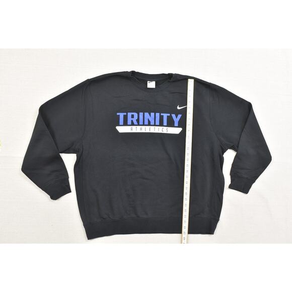 Nike Trinity Athletics Sweatshirt Men's Size XXL Blue Black Classic Long Sleeve - Picture 4 of 8